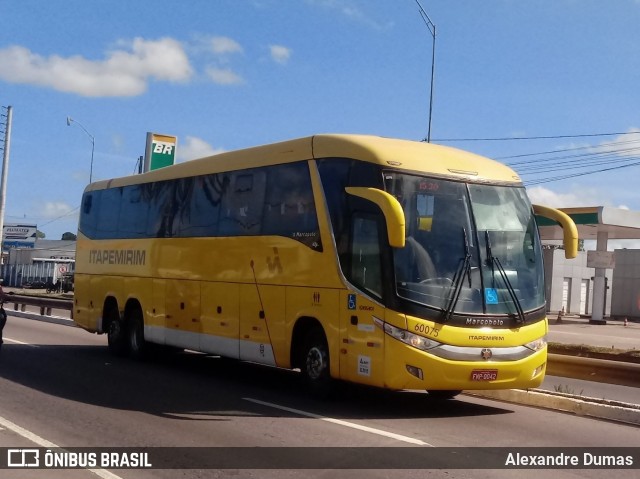 Viação Itapemirim 60075 na cidade de Bayeux, Paraíba, Brasil, por Alexandre Dumas. Número da foto: #7493656.