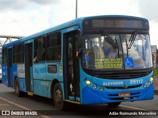 Transbus Transportes > Gávea Transportes 29117 na cidade de Belo Horizonte, Minas Gerais, Brasil, por Adão Raimundo Marcelino. ID da foto: 7496058.