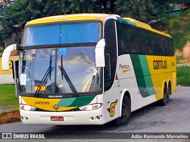 Empresa Gontijo de Transportes 14595 na cidade de Belo Horizonte, Minas Gerais, Brasil, por Adão Raimundo Marcelino. ID da foto: 7496132.