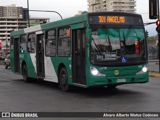 Buses Vule 364 na cidade de San Miguel, Santiago, Metropolitana de Santiago, Chile, por Alvaro Alberto Matus Codoceo. ID da foto: 7496685.