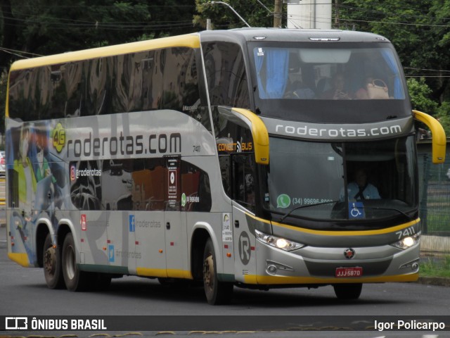 RodeRotas - Rotas de Viação do Triângulo 7411 na cidade de Ribeirão Preto, São Paulo, Brasil, por Igor Policarpo. ID da foto: 7494935.