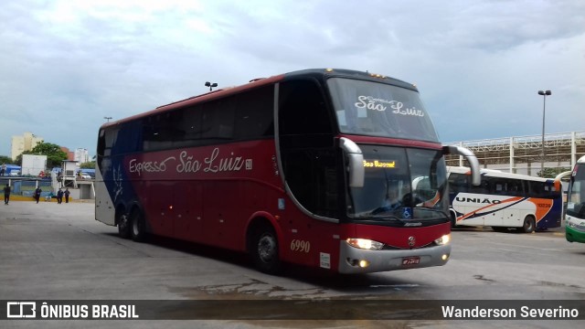 Expresso São Luiz 7540 na cidade de Goiânia, Goiás, Brasil, por Wanderson Severino. Número da foto: #7493531.