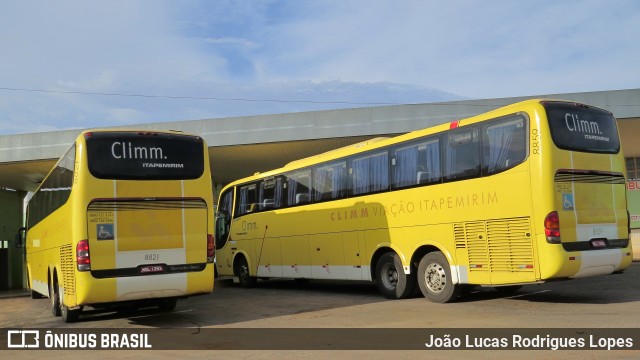 Viação Itapemirim 8821 na cidade de São Desidério, Bahia, Brasil, por João Lucas Rodrigues Lopes. Número da foto: #7495927.