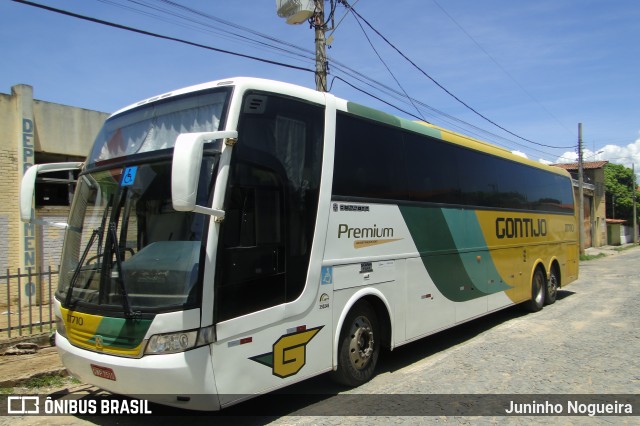 Empresa Gontijo de Transportes 11710 na cidade de Araçuaí, Minas Gerais, Brasil, por Juninho Nogueira. ID da foto: 7493811.