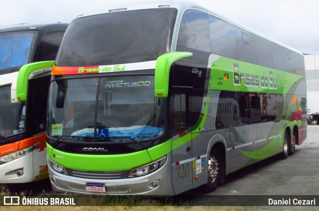 Transbrisul - Transportes Brisas do Sul 320 na cidade de Porto Belo, Santa Catarina, Brasil, por Daniel Cezari. ID da foto: 7496114.