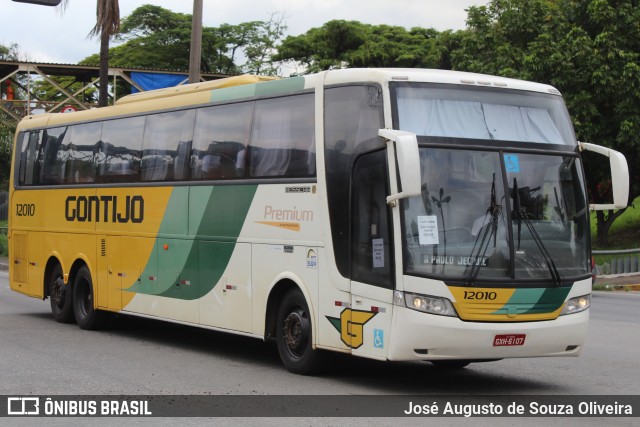 Empresa Gontijo de Transportes 12010 na cidade de Volta Redonda, Rio de Janeiro, Brasil, por José Augusto de Souza Oliveira. ID da foto: 7498625.