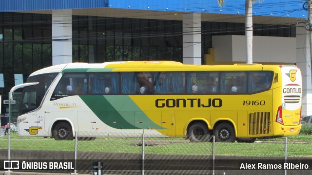 Empresa Gontijo de Transportes 19160 na cidade de Resende, Rio de Janeiro, Brasil, por Alex Ramos Ribeiro. ID da foto: 7498438.