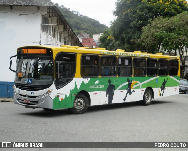 Viação Dedo de Deus 71 na cidade de Teresópolis, Rio de Janeiro, Brasil, por PEDRO COUTO. ID da foto: 7499308.