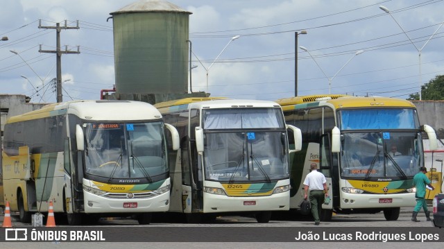 Empresa Gontijo de Transportes 7080 na cidade de Feira de Santana, Bahia, Brasil, por João Lucas Rodrigues Lopes. ID da foto: 7497096.