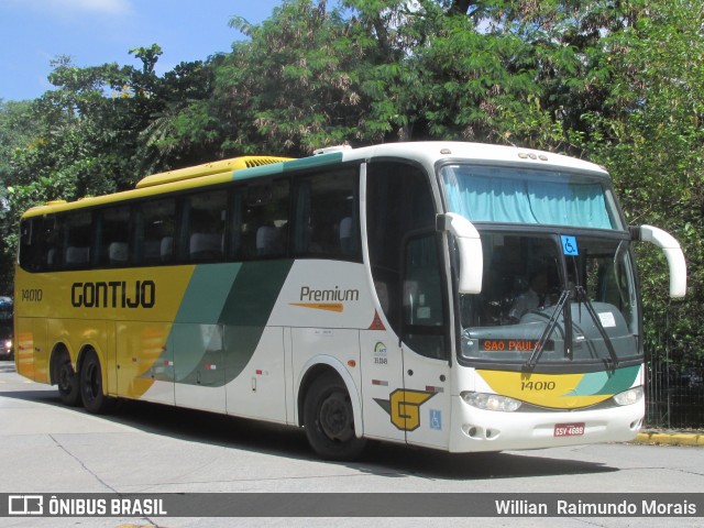 Empresa Gontijo de Transportes 14010 na cidade de São Paulo, São Paulo, Brasil, por Willian Raimundo Morais. Número da foto: #7497965.
