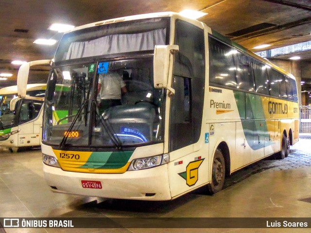 Empresa Gontijo de Transportes 12570 na cidade de Belo Horizonte, Minas Gerais, Brasil, por Luis Soares. ID da foto: 7498727.