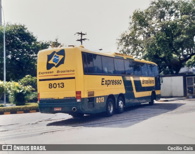 Expresso Brasileiro 8013 na cidade de Rio de Janeiro, Rio de Janeiro, Brasil, por Cecilio Cais. ID da foto: 7497832.