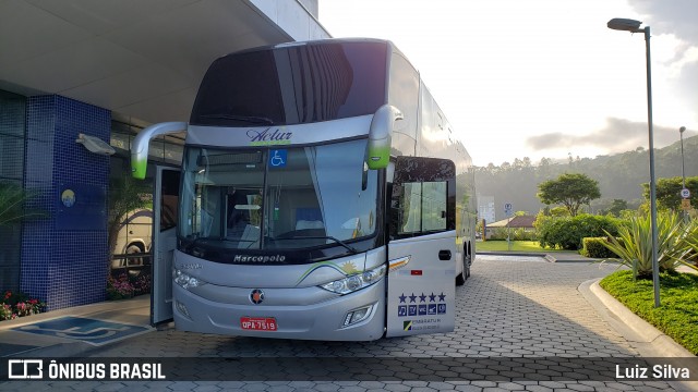 Actur Viagens 5046 na cidade de Aparecida, São Paulo, Brasil, por Luiz Silva. ID da foto: 7496724.