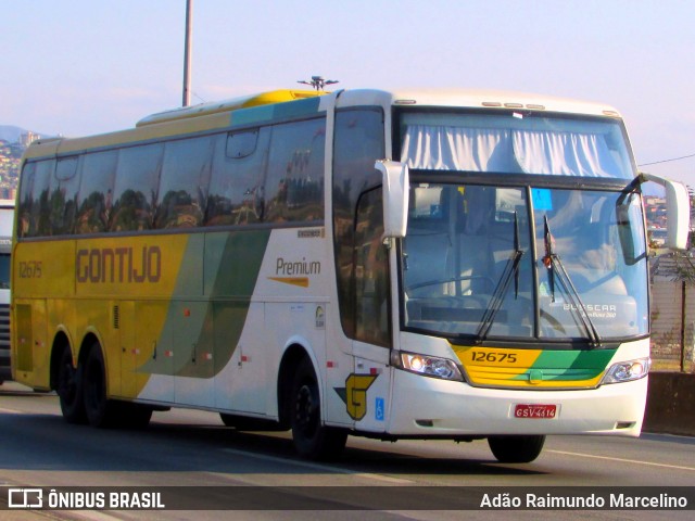 Empresa Gontijo de Transportes 12675 na cidade de Belo Horizonte, Minas Gerais, Brasil, por Adão Raimundo Marcelino. ID da foto: 7499393.