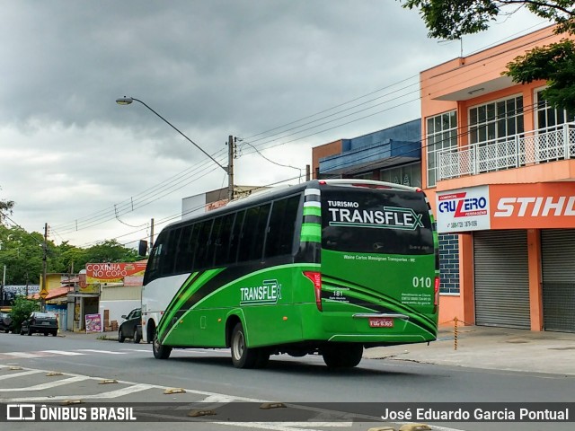 Transflex Turismo 010 na cidade de Monte Mor, São Paulo, Brasil, por José Eduardo Garcia Pontual. ID da foto: 7497651.