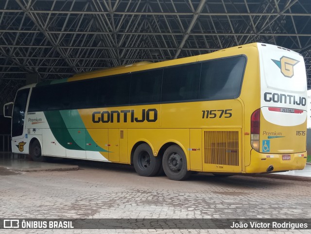 Empresa Gontijo de Transportes 11575 na cidade de Patos de Minas, Minas Gerais, Brasil, por João Víctor Rodrigues. Número da foto: #7498302.