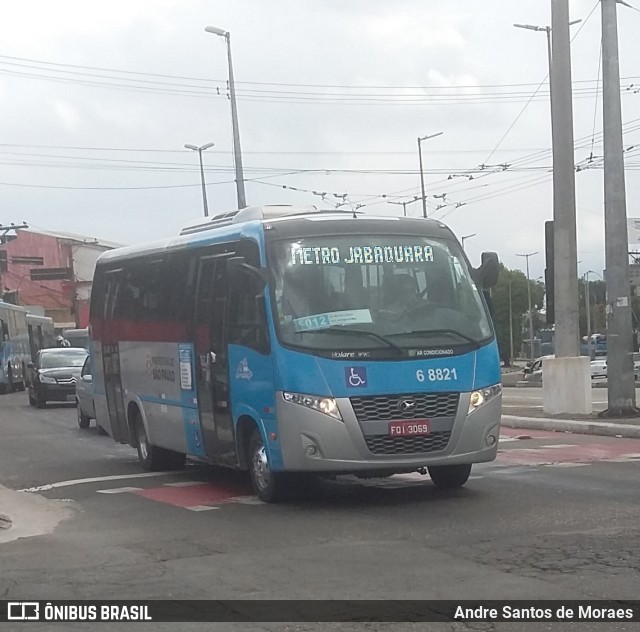 Cooper Líder > A2 Transportes 6 8821 na cidade de São Paulo, São Paulo, Brasil, por Andre Santos de Moraes. ID da foto: 7498657.