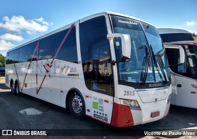 Paranaense Turismo 2815 na cidade de Aparecida, São Paulo, Brasil, por Vicente de Paulo Alves. ID da foto: 7501089.