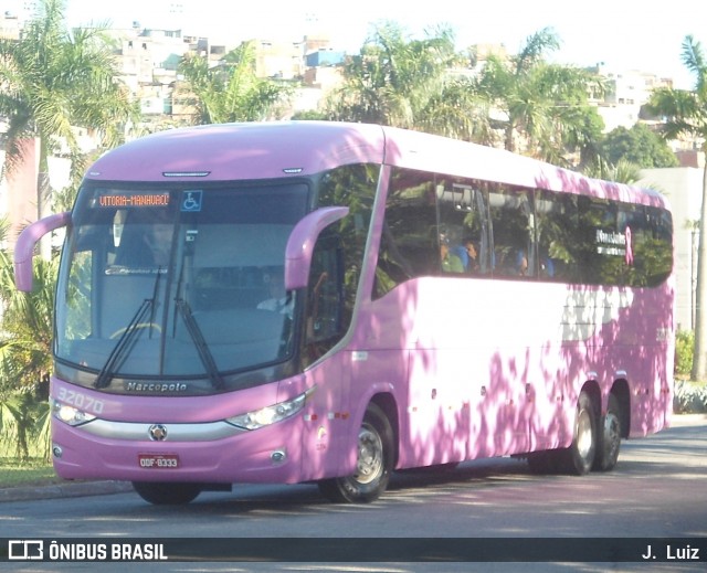 Viação Águia Branca 32070 na cidade de Vitória, Espírito Santo, Brasil, por J.  Luiz. ID da foto: 7500612.