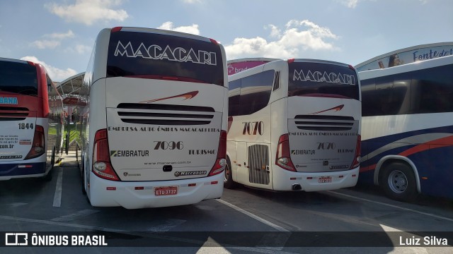 Auto Ônibus Macacari 7096 na cidade de Aparecida, São Paulo, Brasil, por Luiz Silva. ID da foto: 7501756.