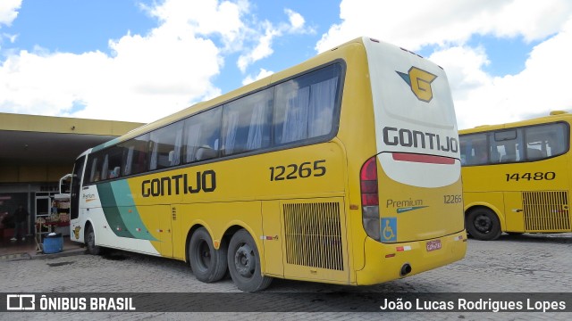 Empresa Gontijo de Transportes 12265 na cidade de Feira de Santana, Bahia, Brasil, por João Lucas Rodrigues Lopes. ID da foto: 7501724.