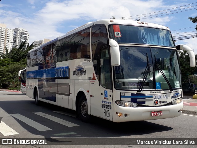 VIDA - Viação Danúbio Azul 8009 na cidade de São Paulo, São Paulo, Brasil, por Marcus Vinicius Lara Silva. Número da foto: #7500177.