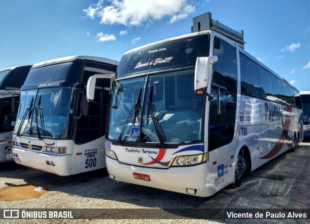 Paulinho Turismo 700 na cidade de Aparecida, São Paulo, Brasil, por Vicente de Paulo Alves. ID da foto: 7499988.