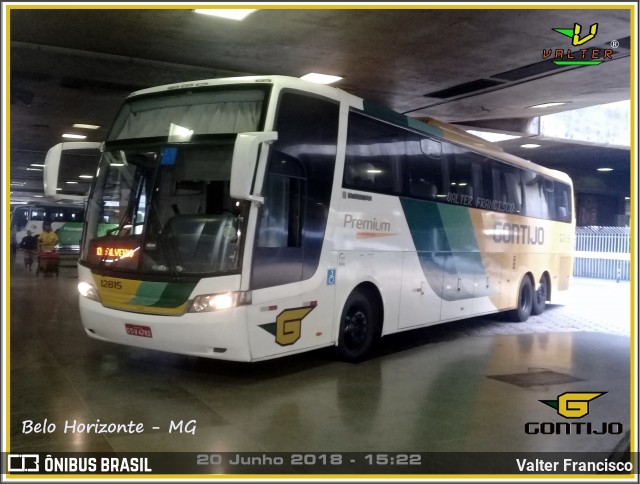 Empresa Gontijo de Transportes 12815 na cidade de Belo Horizonte, Minas Gerais, Brasil, por Valter Francisco. Número da foto: #7504078.