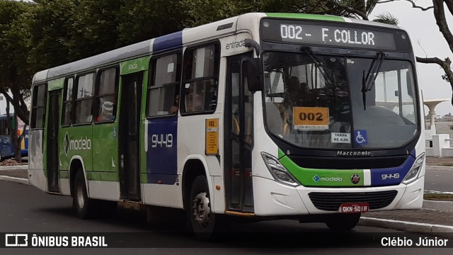 Viação Modelo 9449 na cidade de Aracaju, Sergipe, Brasil, por Clébio Júnior. ID da foto: 7503629.