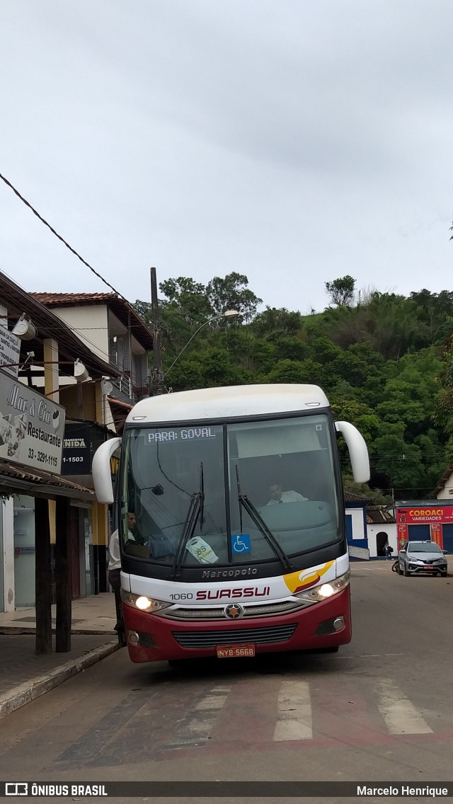 Viação Suassui 1060 na cidade de Coroaci, Minas Gerais, Brasil, por Marcelo Henrique. ID da foto: 7503503.