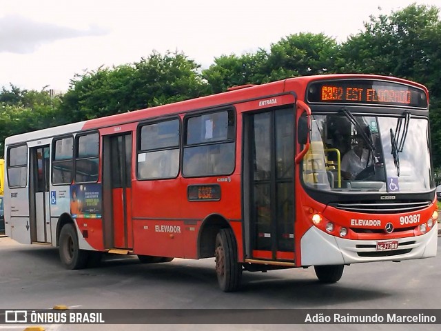 Companhia Coordenadas de Transportes 90387 na cidade de Contagem, Minas Gerais, Brasil, por Adão Raimundo Marcelino. ID da foto: 7504582.