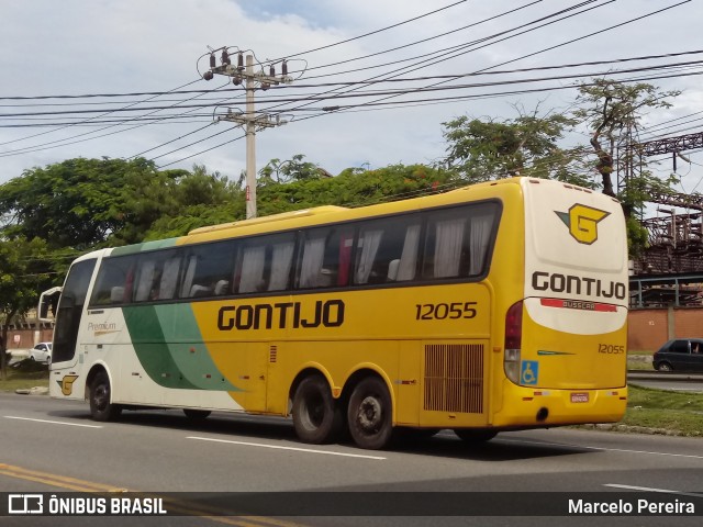 Empresa Gontijo de Transportes 12055 na cidade de Volta Redonda, Rio de Janeiro, Brasil, por Marcelo Pereira. ID da foto: 7504616.