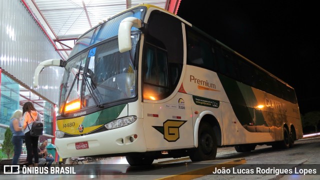 Empresa Gontijo de Transportes 14480 na cidade de Vitória da Conquista, Bahia, Brasil, por João Lucas Rodrigues Lopes. Número da foto: #7502914.