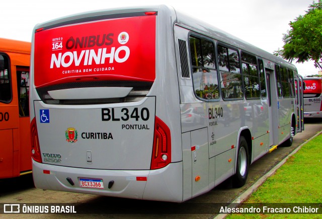 Transporte Coletivo Glória BL340 na cidade de Curitiba, Paraná, Brasil, por Alessandro Fracaro Chibior. ID da foto: 7503325.