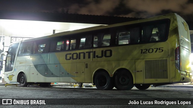 Empresa Gontijo de Transportes 12075 na cidade de Vitória da Conquista, Bahia, Brasil, por João Lucas Rodrigues Lopes. ID da foto: 7502913.