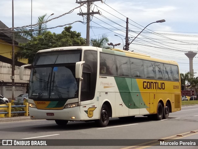 Empresa Gontijo de Transportes 12055 na cidade de Volta Redonda, Rio de Janeiro, Brasil, por Marcelo Pereira. ID da foto: 7504581.