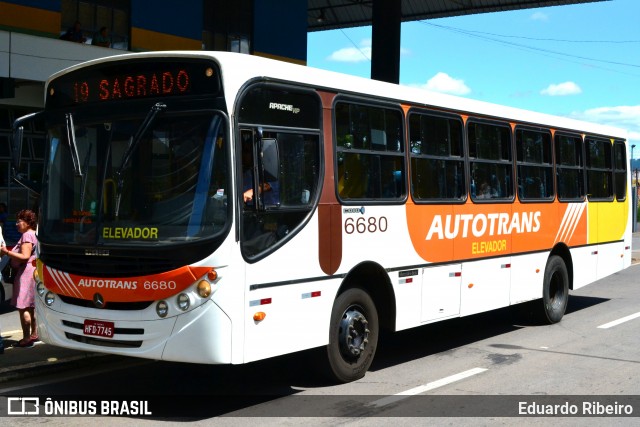 Autotrans > Turilessa 6680 na cidade de Varginha, Minas Gerais, Brasil, por Eduardo Ribeiro. Número da foto: #7506060.