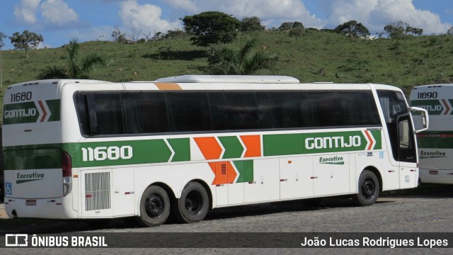 Empresa Gontijo de Transportes 11680 na cidade de Perdões, Minas Gerais, Brasil, por João Lucas Rodrigues Lopes. Número da foto: #7507980.