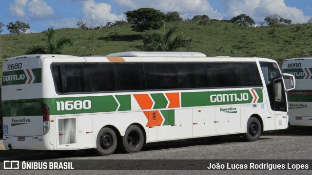 Empresa Gontijo de Transportes 11680 na cidade de Perdões, Minas Gerais, Brasil, por João Lucas Rodrigues Lopes. ID da foto: 7507980.