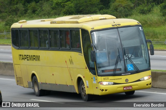 Viação Itapemirim 8535 na cidade de Caçapava, São Paulo, Brasil, por Everaldo Bordini. ID da foto: 7506042.