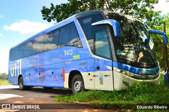 UTIL - União Transporte Interestadual de Luxo 9413 na cidade de Varginha, Minas Gerais, Brasil, por Eduardo Ribeiro. Número da foto: #7506078.