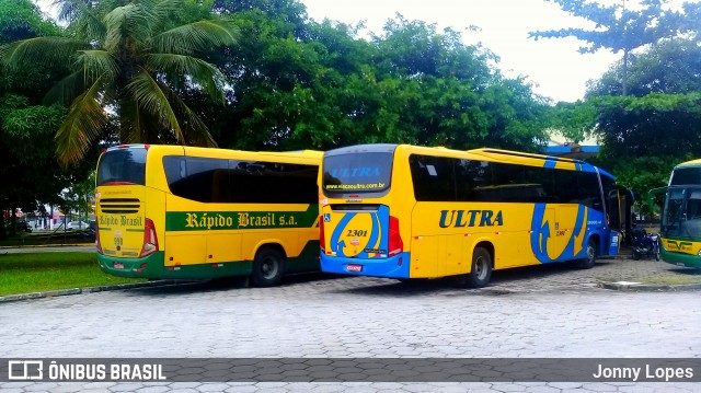 Viação Ultra 2301 na cidade de Guarujá, São Paulo, Brasil, por Jonny Lopes. ID da foto: 7506288.