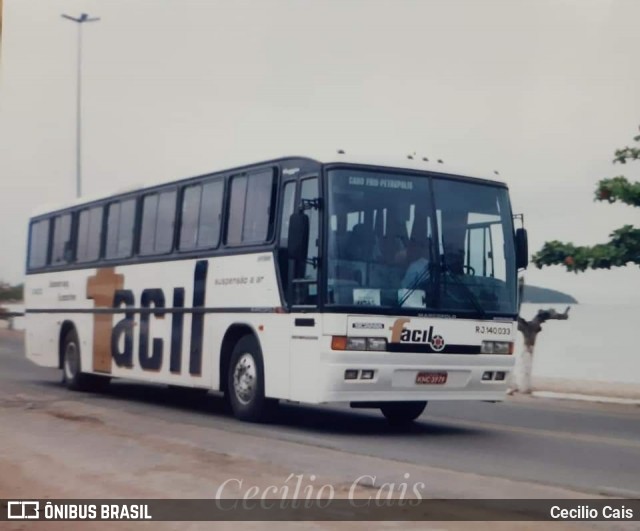 Fácil Transportes e Turismo RJ 140.033 na cidade de Iguaba Grande, Rio de Janeiro, Brasil, por Cecilio Cais. Número da foto: #7507679.