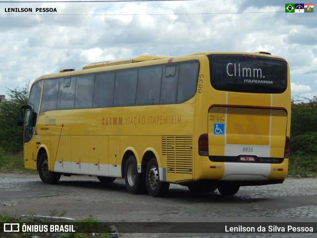 Viação Itapemirim 8835 na cidade de Caruaru, Pernambuco, Brasil, por Lenilson da Silva Pessoa. Número da foto: #7507834.