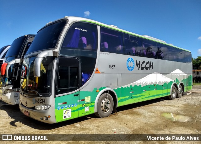 MCCM Transportes 957 na cidade de Aparecida, São Paulo, Brasil, por Vicente de Paulo Alves. Número da foto: #7505620.
