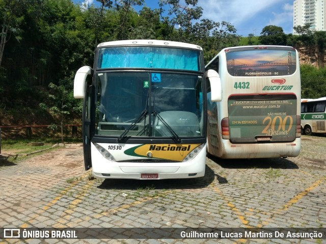 Viação Nacional 10530 na cidade de Belo Horizonte, Minas Gerais, Brasil, por Guilherme Lucas Martins De Assunção. ID da foto: 7507276.