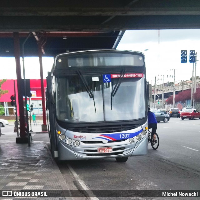 BBTT - Benfica Barueri Transporte e Turismo 1207 na cidade de Itapevi, São Paulo, Brasil, por Michel Nowacki. Número da foto: #7511331.