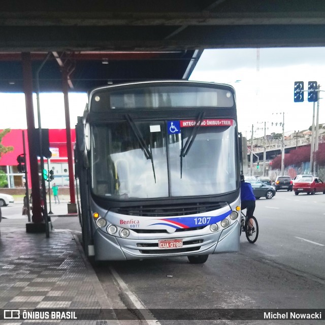 BBTT - Benfica Barueri Transporte e Turismo 1207 na cidade de Itapevi, São Paulo, Brasil, por Michel Nowacki. ID da foto: 7511331.