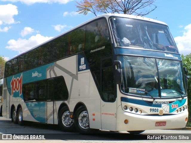 Auto Viação 1001 9908 na cidade de São Paulo, São Paulo, Brasil, por Rafael Santos Silva. ID da foto: 7511116.