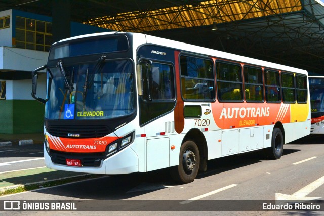 Autotrans > Turilessa 7020 na cidade de Varginha, Minas Gerais, Brasil, por Eduardo Ribeiro. ID da foto: 7508494.